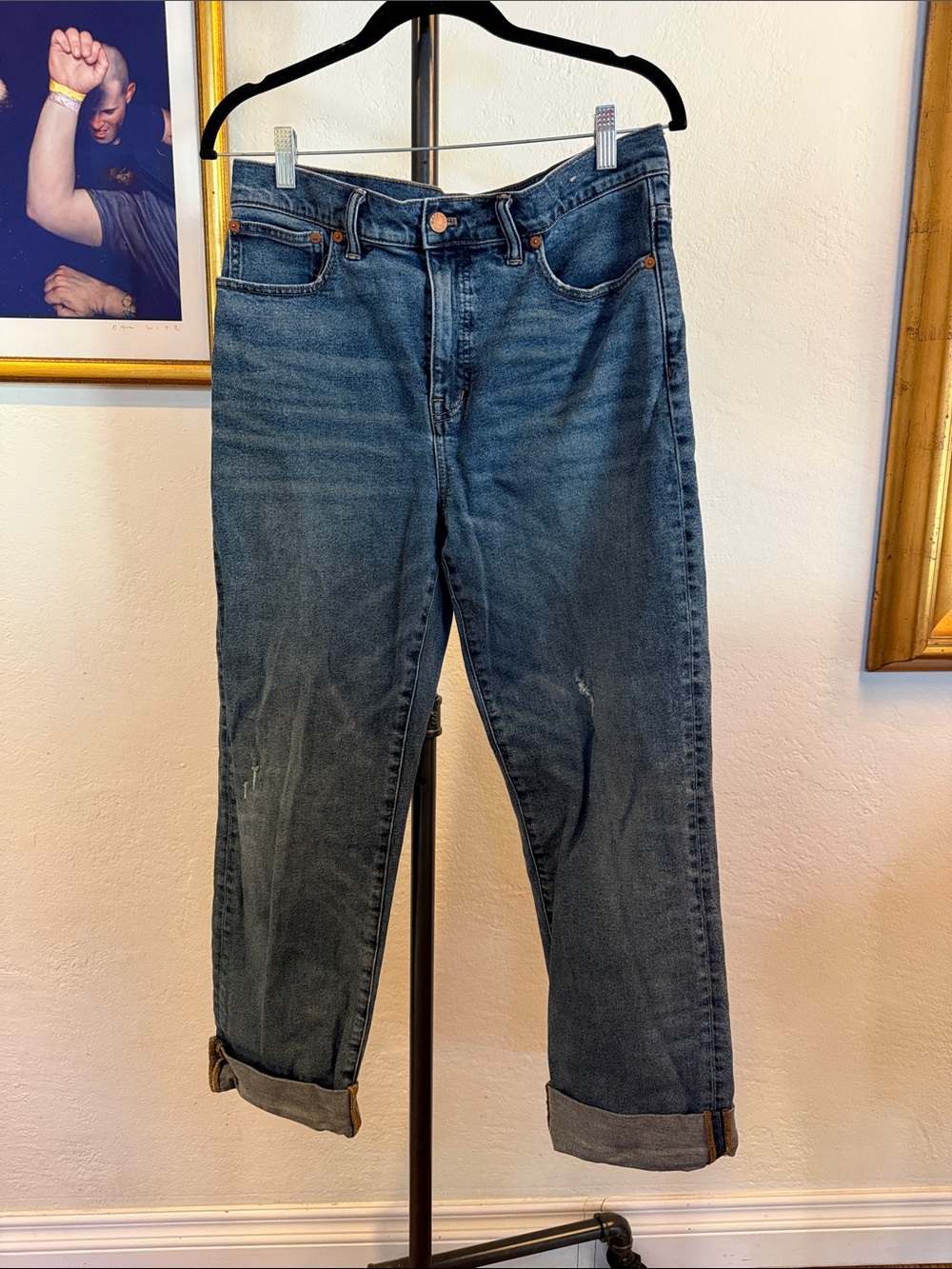 Madewell Rail Straight Leg Kaihara Denim Jeans